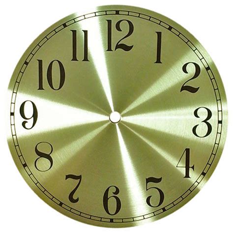 Round Clock Dials Clockworks