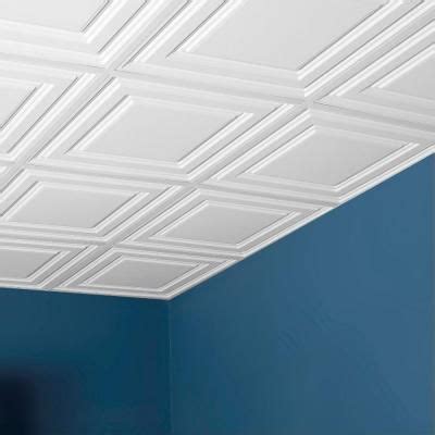 When installing a ceiling for your home, you have to factor in various. Genesis Icon Relief 2 ft. x 2 ft. Lay-In Ceiling Panel-754 ...