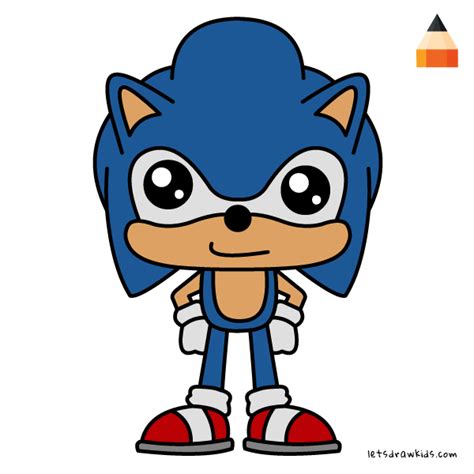 Sonic Coloring Sonic Chibi Chibi Cartoon Drawings Drawings