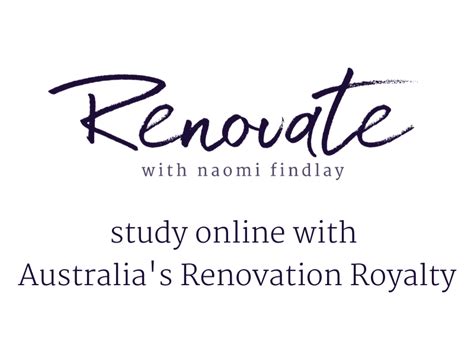 40 Off Special Offer Renovate Course Naomi Findlay