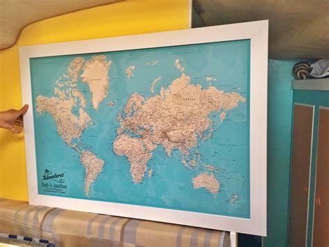 Push Pin Travel Maps The Perfect T For A Traveler — Mrandmrshowe