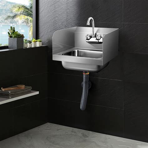 Buy Giantex Stainless Steel Hand Washing Sink Wall Mount Hand Sink W