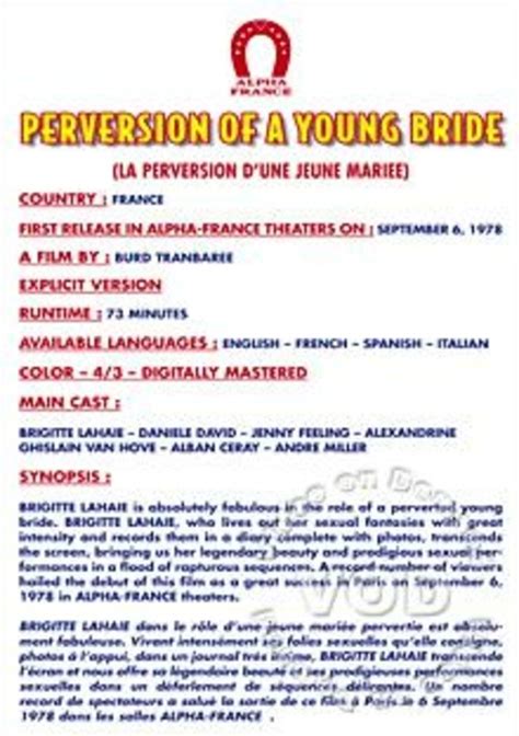Perversion Of A Young Bride English Language Streaming Video On