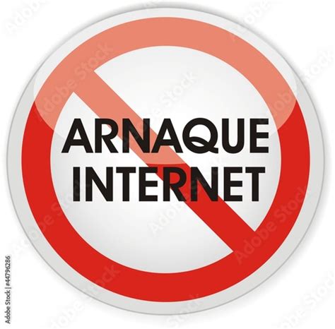 Panneau Arnaque Internet Fichier Vectoriel Libre De Droits Sur La
