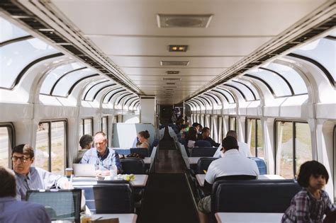 Inside Amtrak Train Observation Car