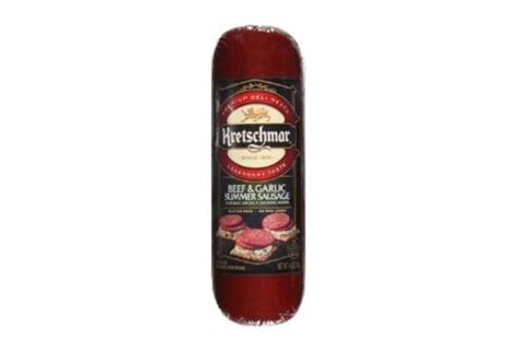 Beef summer sausage little dairy the prairie. Buy Kretschmar Beef & Garlic Summer Sausage -... Online | Mercato