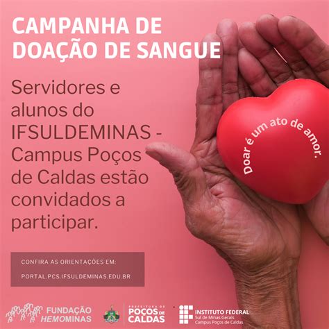 Doa O De Sangue Ifsuldeminas Campus Pocos