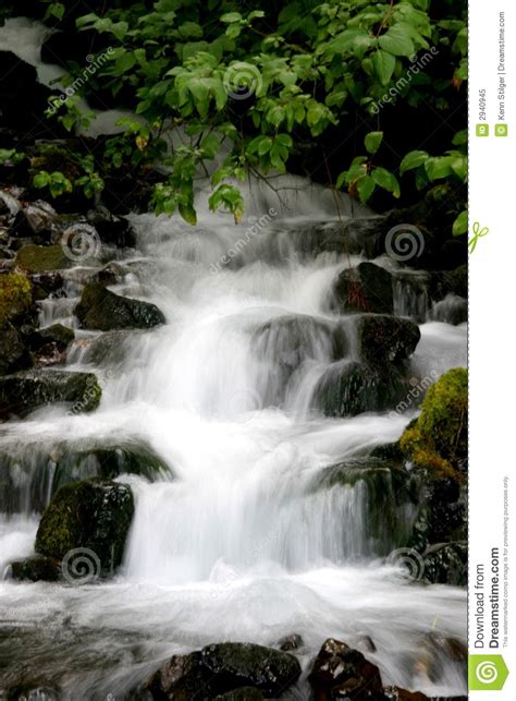 Waterfall In The Gorge Royalty Free Stock Photo