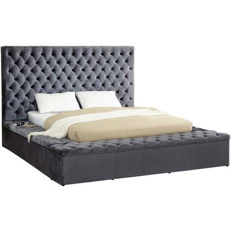 This platform bed brings plenty of spare storage for your books, socks, or blankets to your bedroom. Geralyn Tufted Upholstered Storage Platform Bed ...