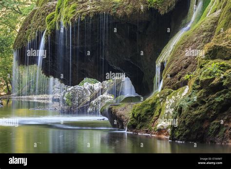 Bigar Cascade Falls In Nera Beusnita Gorges National Park Romania