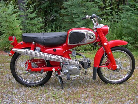 1963 red honda ca110 sport 50 4 speed. Re: honda c100