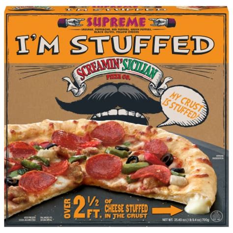 Screamin Sicilian Stuffed Crust Supreme Pizza 2540 Oz Fred Meyer