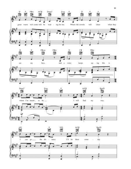 go the distance from hercules by michael bolton digital sheet music for piano vocal guitar