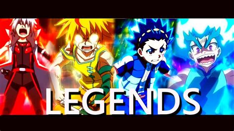 The 4 Best Legends Edit Beyblade Burst Youtube