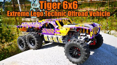 Tiger 6x6 Extreme Lego Technic Offroad Vehicle Youtube