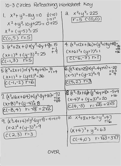 Precalculus Worksheets With Answers Pdf — excelguider.com