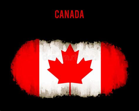 Grunge Canada Flag Stock Vector Illustration Of Patriot 5589044