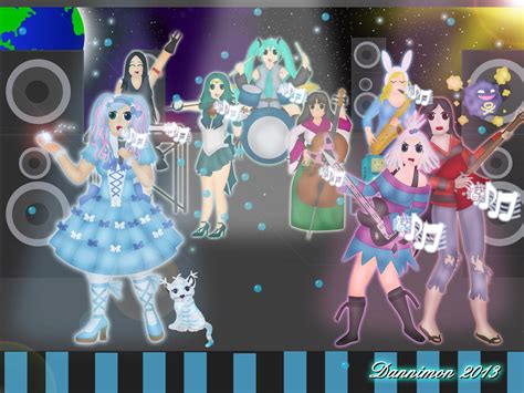 Anime Rock Band! by DannimonDesigns on deviantART