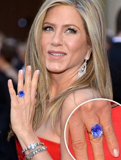 Celebrity Engagement Rings Reinvented With Sapphires Jennifer Aniston Wedding Ring
