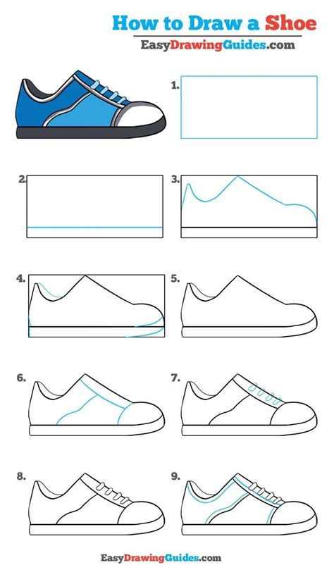 How To Draw A Shoe Really Easy Drawing Tutorial Drawing Tutorial