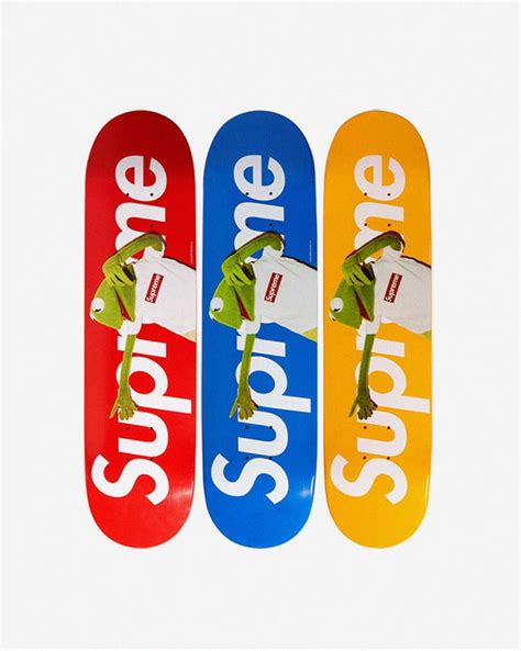 Supreme Collab With Kermit The Frog Supreme Skateboard Deck Skateboard