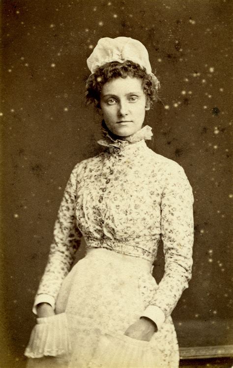 Maid Servant Ca 1880s 90s Costume Cocktail