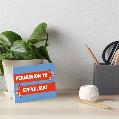 dad s army permission to speak sir art board print for sale by madra redbubble