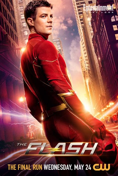 ‘the flash grant gustin gets the spotlight in series finale poster