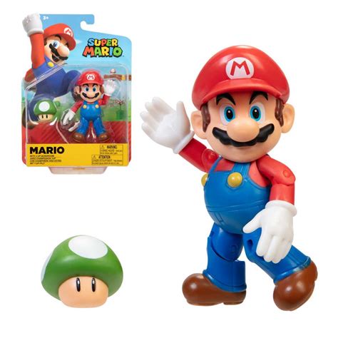 Figuras 10 Cm Nintendo Super Mario Mario Con SuperchampiÑon
