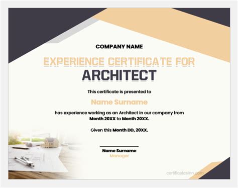 5 Best Design Experience Certificates For Architect Edit