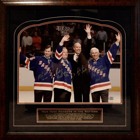 Lot Detail New York Rangers 16x20 Photo Signed By Mark