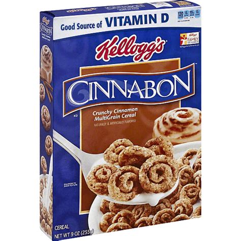Kelloggs Cinnabon Breakfast Cereal Sweet And Crunchy Cinnamon Roll