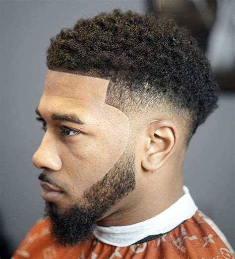 High Fade Haircut Black Men