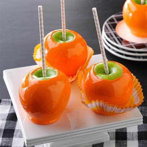 Pin By Bluevelvet On Orange Candy Apples Candy Apple Recipe Apple