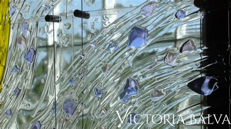 Incredible Kiln Cast Art Glass Mural Resurrection Victoria Balva