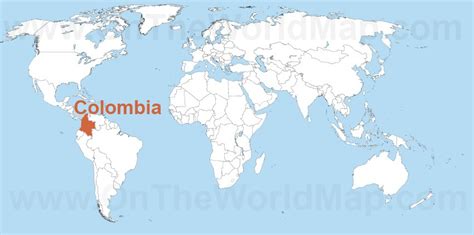 Colombia Map World