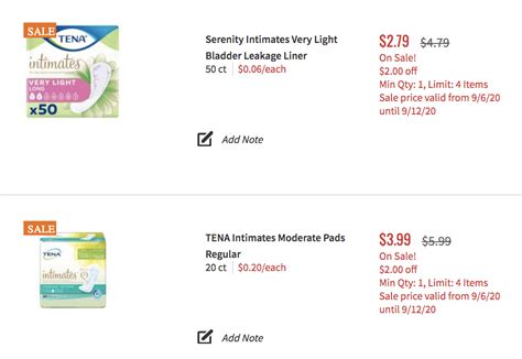 Free Tena Intimates Liners And Pads At Shoprite Living Rich With