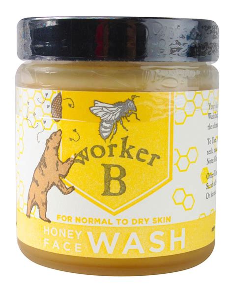 Worker B Raw Honey Face Wash For Normal To Dry Skin Face Wash Dry