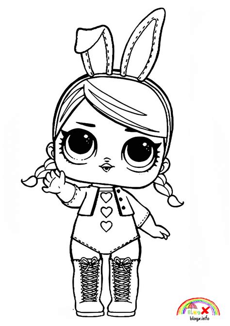Bunny Costume Lol Surprise Dolls Coloring Page Coloring Pages Bunny