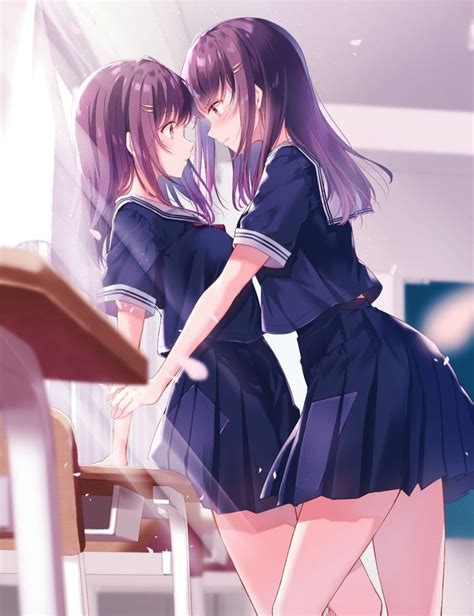 Yuri Manga Anime Art Girl Anime Girlxgirl Cute Lesbian Couples Anime Couples Assasin Creed