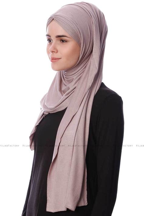 Eslem sizce ne demek, eslem size neyi çağrıştırıyor? Eslem - Steingrau Pile Jersey Hijab - Ecardin