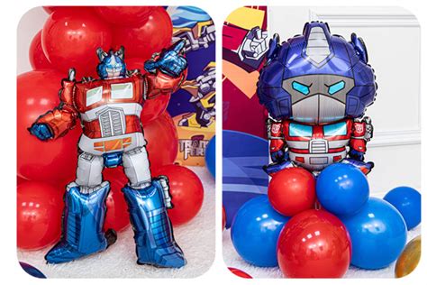 Optimus Prime Theme Birthday Decorations Optimus Prime Etsy