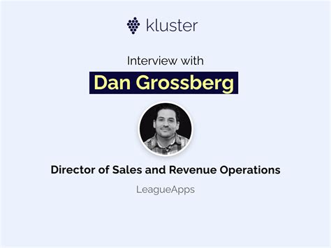 Dan Grossberg Revenue Operations Interview