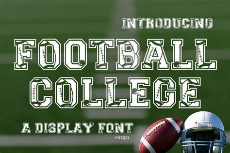 Football College Font By Miraipa Creative Fabrica