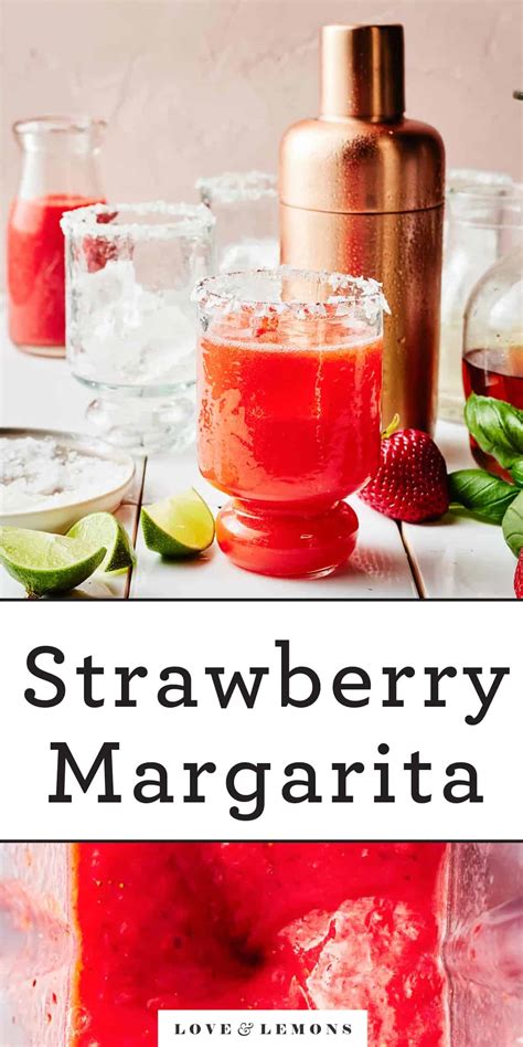 Strawberry Margarita Recipe Love And Lemons