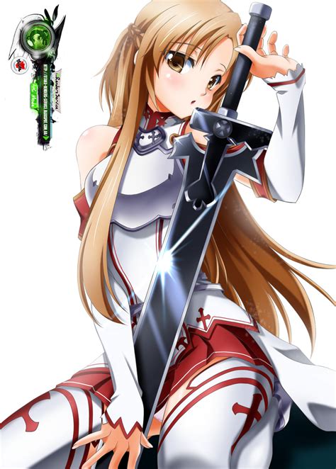 Sword Art Online Asuna Yuuki Sexy Sword Render Creditos Al Autor