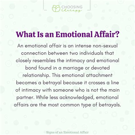 Signs Of An Emotional Affair And What To Do About It