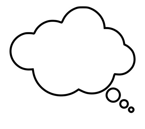 Free Thinking Cloud Png Download Free Thinking Cloud Png Png Images