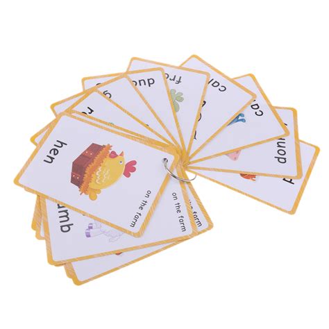 Flash cards are fun and effective for kids, help your child get ahead in school. Kids Flash Cards Set Educational Learning Picture & Word Card Flashcards | eBay