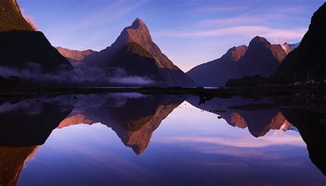 Mitre Peak Sunrise New Zealand By Mark Shean Redbubble